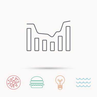 Dynamics simgesi. İstatistik grafik işareti.