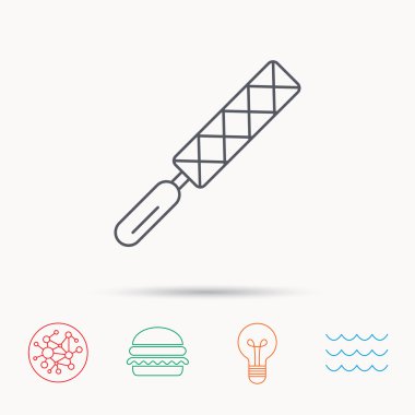 Dosya aracı simgesi. Marangoz ekipman işareti.