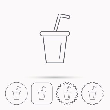 Meşrubat simgesi. Soda işareti.