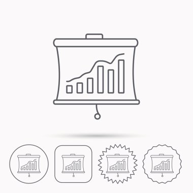 Hayatinizda simgesi. Sunu kurulu işareti.