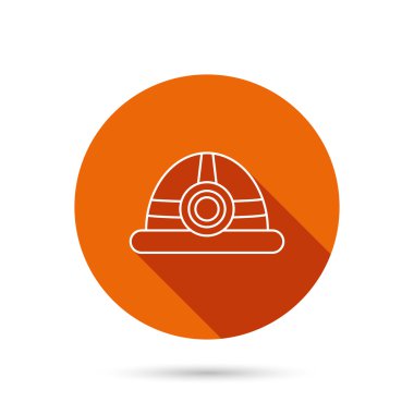 Mühendislik simgesi. Mühendis veya işçi kask.