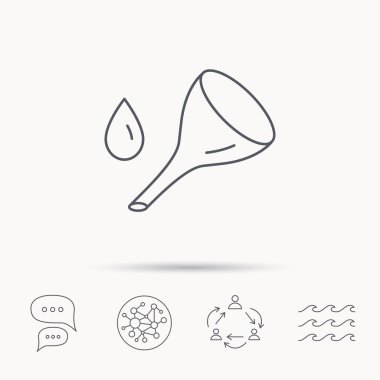 Petrol servis Simge Değiştir. Damla işaretiyle yakıt olabilir