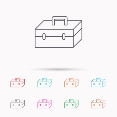 Araç kutusu simgesi. İşareti onarım aletleri.