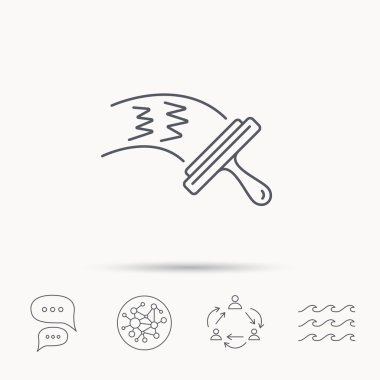 Çamaşır windows simgesi. İşareti Temizleme.