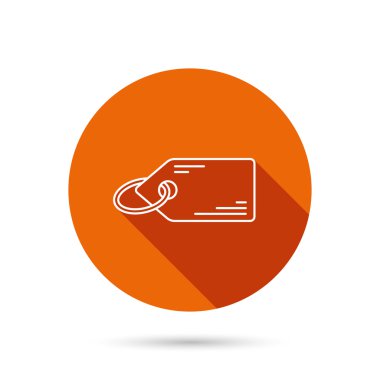 Fiyat etiketi simgesi. Etiket işareti indirim.