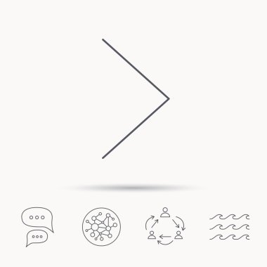 Sağ ok simgesi. İleri işareti.