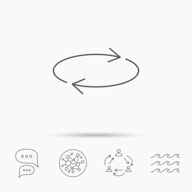 Simge yineleyin. Tam dönüş işareti.