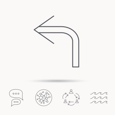 Sol ok simgesini açın. Önceki işaret.