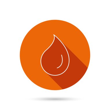 Su damla simgesi. Sıvı işareti.