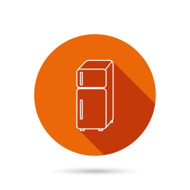 Buzdolabı simgesi. Buzdolabı işareti.