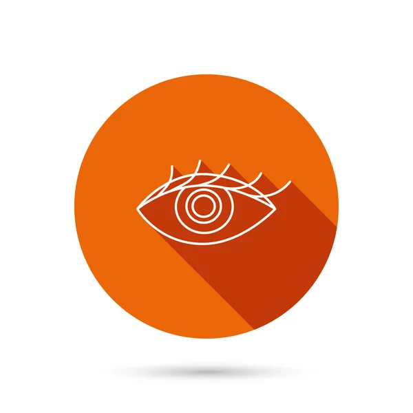 Pictogram van een oog. Menselijke visie teken. — Stockvector