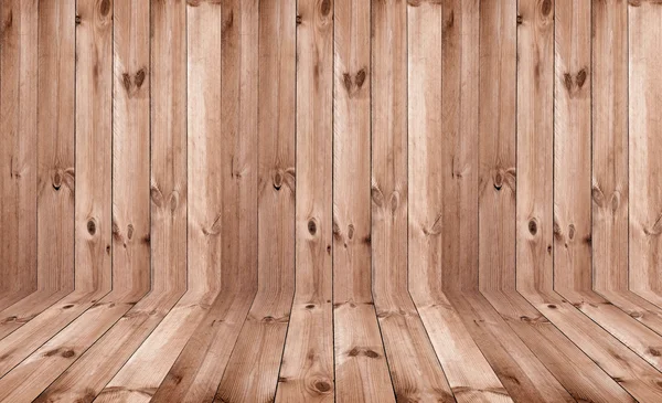 Perspectiva marrón claro fondo de madera — Foto de Stock