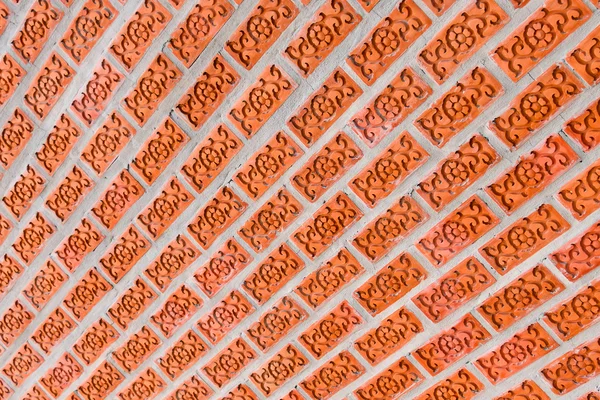 Orange brick wall — Stock Photo, Image