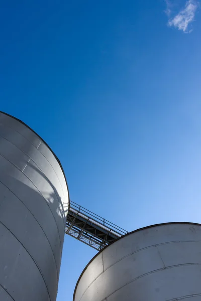 Silos on Blue Sky 6 — Stock Photo, Image