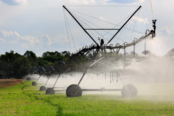 Large Lateral Move Irrigation System — Stock Photo, Image