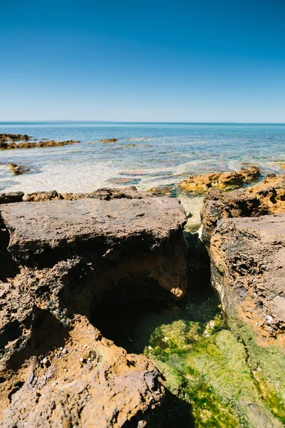 Formaciones rocosas costeras en Melbourne — Foto de Stock