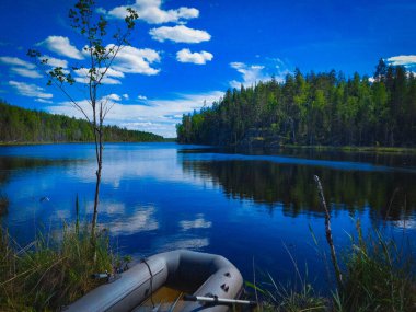 Yoğun, yoğun bir ormanda, altında tabanı olmayan saydam bir su olan bir göl vardır. Canavarlar tanrıları hatırlar..