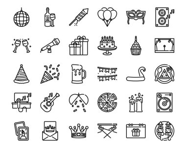 Parti ana hatları simgesi ve web sitesi, uygulama simgesi