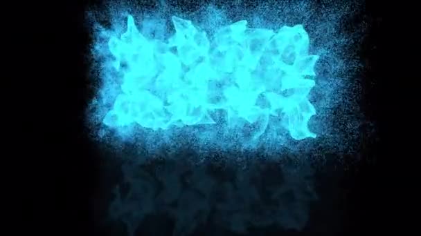 Animation Year Particles — Vídeo de stock