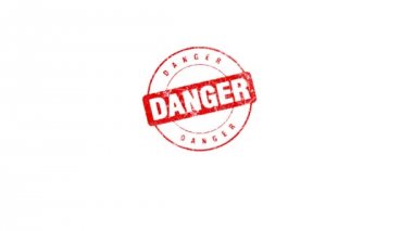 el bir tehlike damga presler