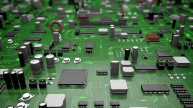animasyon bir elektronik yönetim kurulu