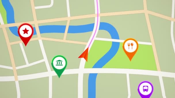 Concept de navigation GPS 