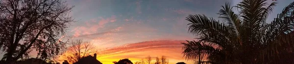 Atardecer Costa Espacial Isla Merritt Florida — Foto de Stock