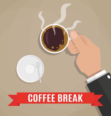 bir fincan kahve molası