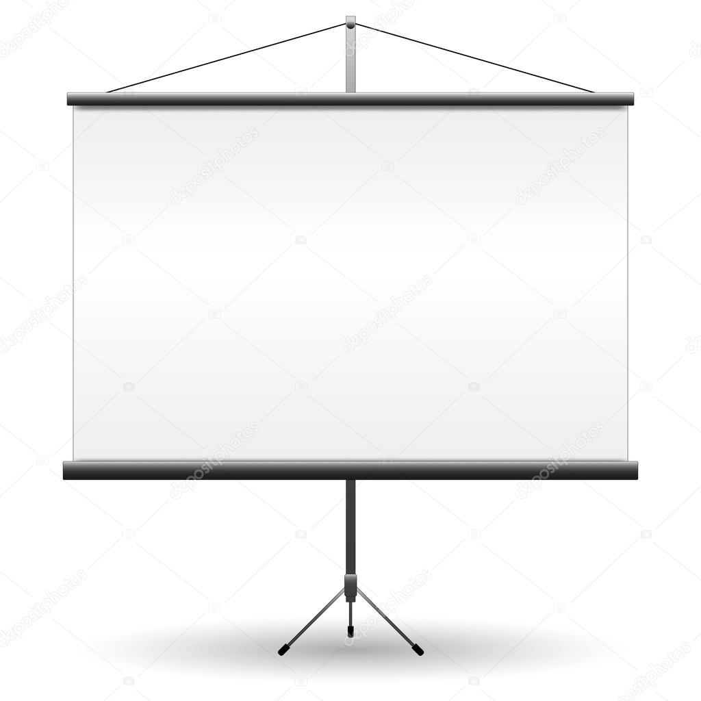 Blank Projection screen, vector