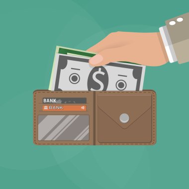 insan elinden tutarak cüzdan açtı