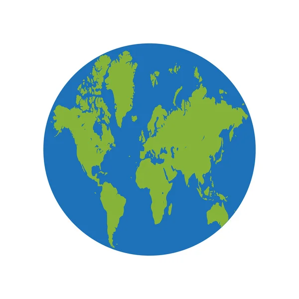Globe de la Terre icône — Image vectorielle