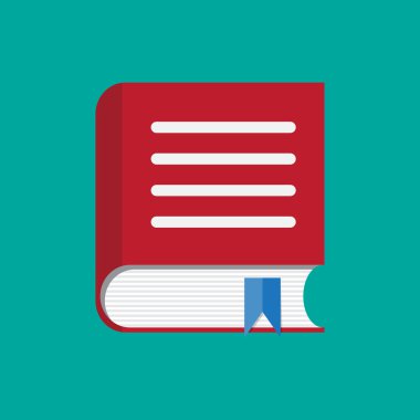 Yer imi simgesi ile kırmızı kitap