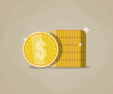 altın sikke yığını