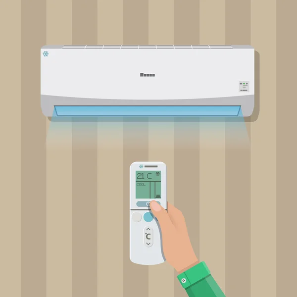 Système de climatisation — Image vectorielle