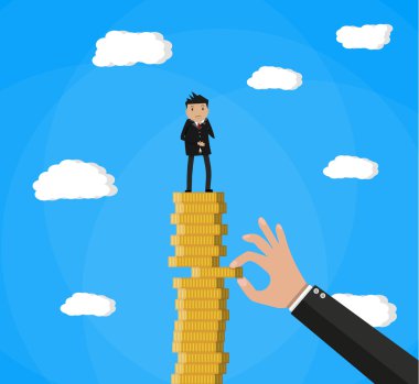 sikke yığını dışarı çekmek el çalışır