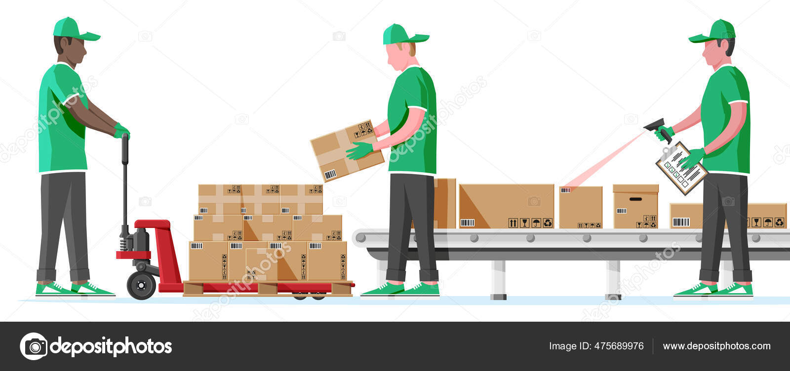 Conveyor Belt Machine Concept Isolated on White. Stock Vector Image by ©abscent #475689976 Conveyor Belt Machine Concept Isolated on White. Stock Vector Image by ©abscent #475689976