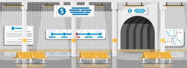 Boş Metro İstasyonu İçi.