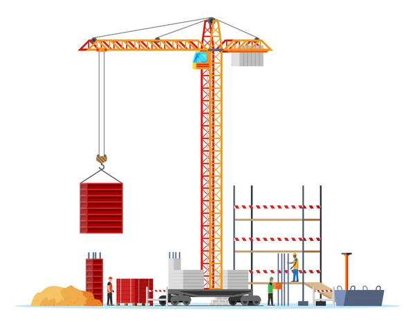 Banner del sitio de construcción. — Vector de stock