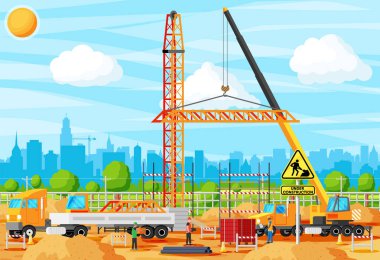 İnşaat Alanı Afişi.