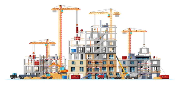 Banner del sitio de construcción. — Vector de stock