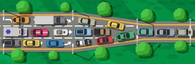 Çok Farklı Araçlara sahip Yol Otoyolları