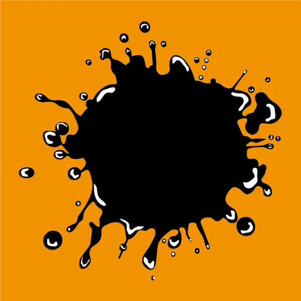 Oil splash illustration — Stockvector