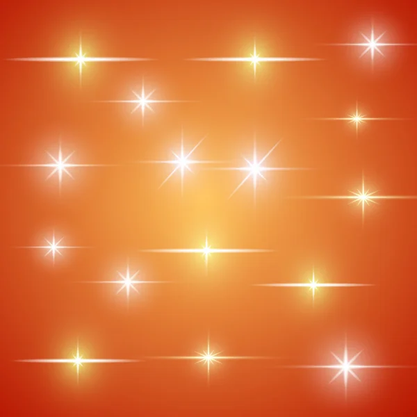 Shiny Orange Background — Stock Vector