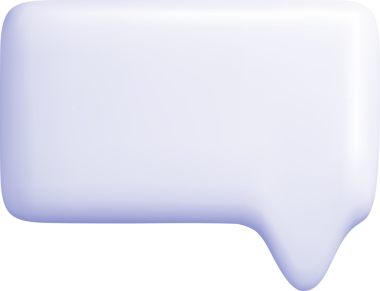 Yumuşak Eğrili ve Gölgeli 3B Konuşma Baloncuğu