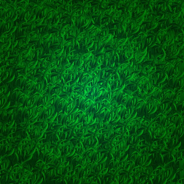 Φόντο πράσινο γρασίδι με σκοτεινό άκρα — Διανυσματικό Αρχείο
