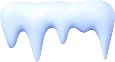 Gerçekçi kar yığınları sürükleniyor