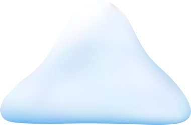 3 boyutlu kar yığını, kar yığınları, bulut simgesi,