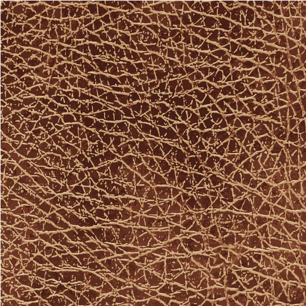 Textura de cuero marrón claro — Vector de stock