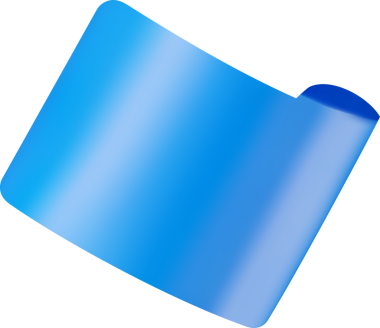 Üç boyutlu parti konfeti elementi. Mavi kestane fişeği şeridi