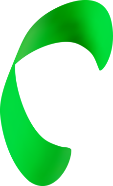 Üç boyutlu yeşil parti konfetisi. Havai fişek kurdelesi